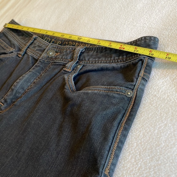 PrAna Men’s Dark Grey Wash Bridger Slim Fit Stretch Denim Jeans size 35 x 30 - Picture 5 of 7